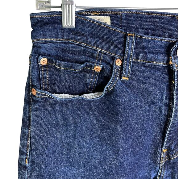 Levi's 541 Jeans Mens W31 L30 Denim Blue Dark Wash Classic Straight Cut - Picture 2 of 8